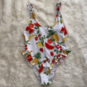 NWT Forever 21 High Leg One Piece Swimsuit